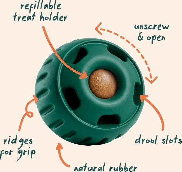 Woof Pupsicle Long Lasting Refillable Dog Treat Dispenser Toy