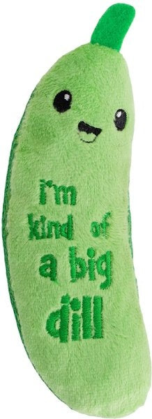 Catstages Crunchy Pickle Kicker Plush Cat Toy with Catnip