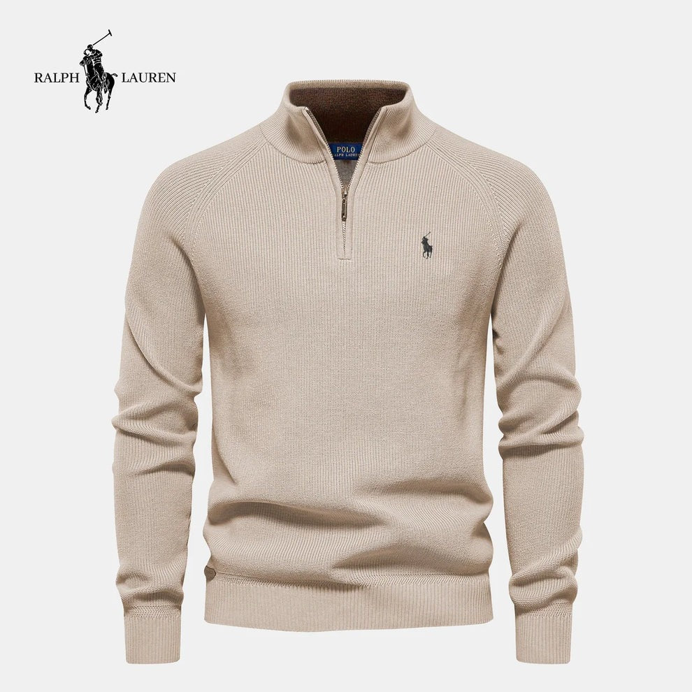 Jumper with half zip