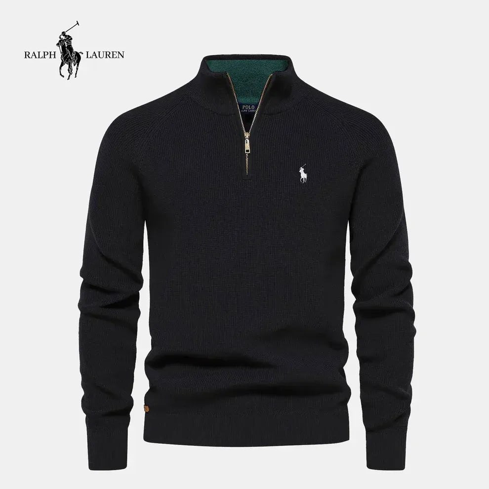 Jumper with half zip
