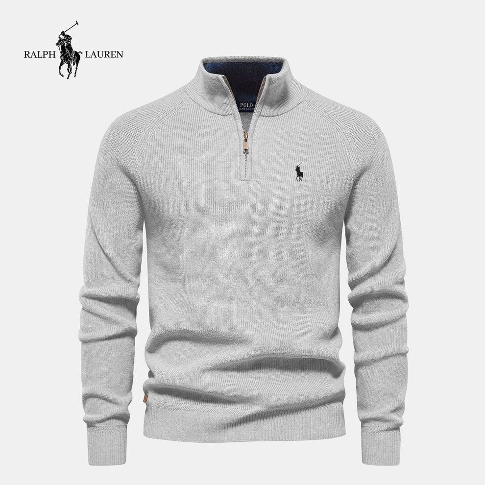 Jumper with half zip
