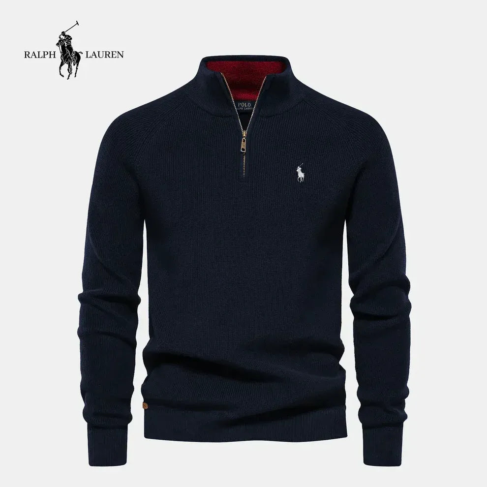 Jumper with half zip